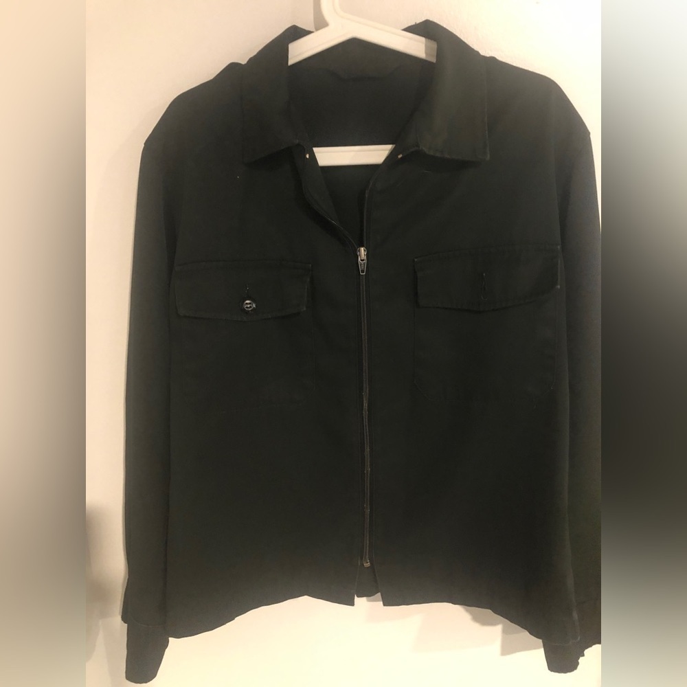 Military inspired zip jacket size M